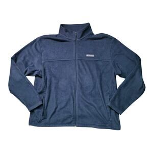 Columbia Fleece Jacket Men’s XXL Blue Full Zip Outdoor